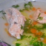Як варити сьомгу з овочами?